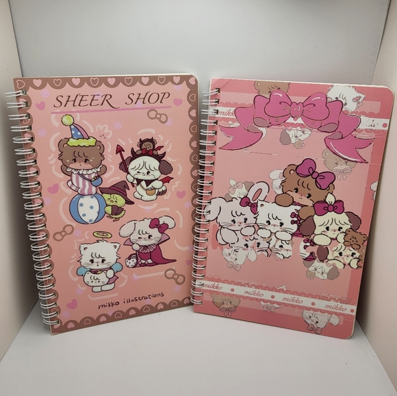 CAMMY MIKKO 2-Pack A5 Spiral Notebooks NEW - Picture 2 of 8
